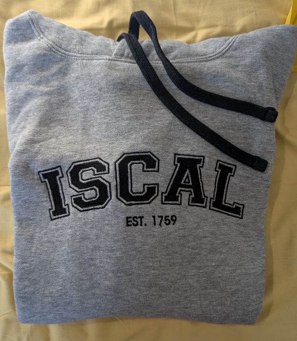 Sweatshirt ISCAL tamanho L cinza