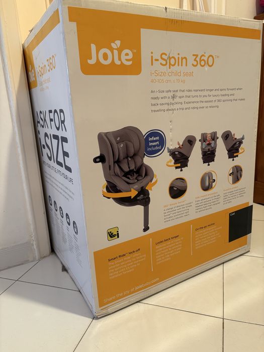 Cadeira auto Joie i-spin 360 (0-4anos)