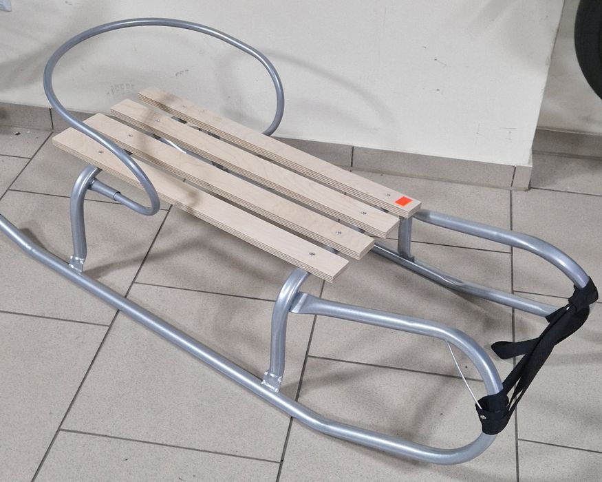 Sanki metalowe z oparciem Nowe Okazja !