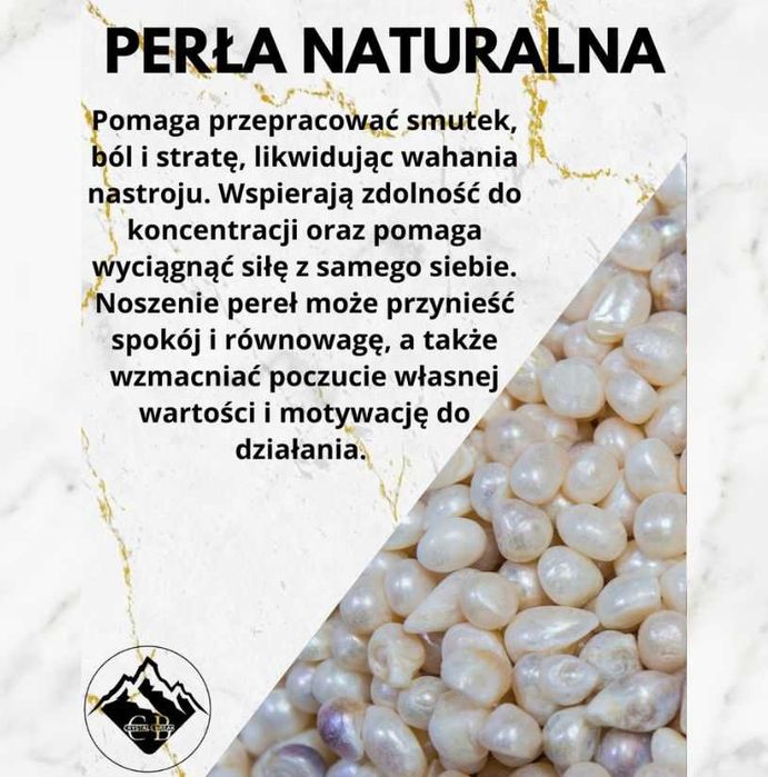 Bransoletka Szczęścia Perła Ryż 3mm 2 rozmiary
