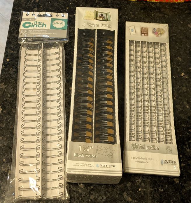 Argolas  em metal para encadernação - Novos