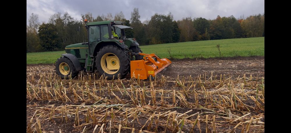 Mulczowanie ściernisk poplonów nieużytków