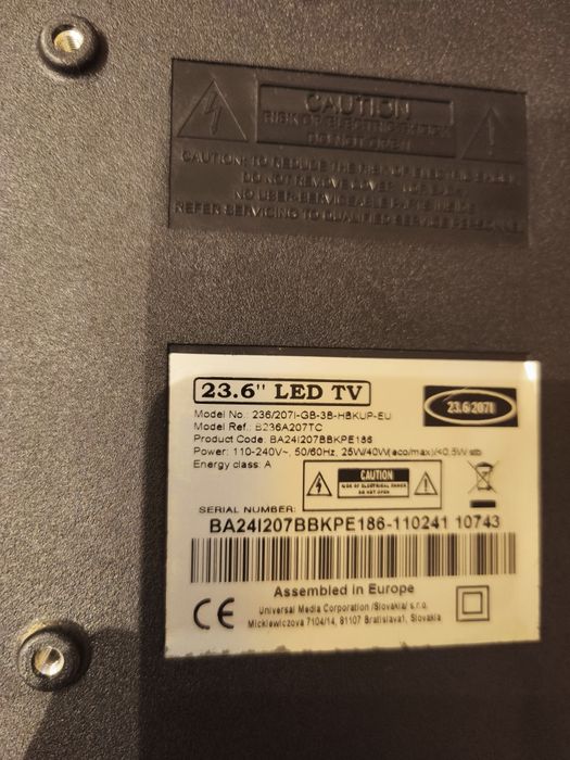 TV LED BLAUPUNKT 23.6 polegadas