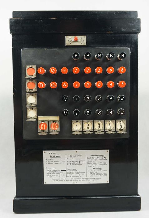 Zabytkowa centrala telefoniczna K.T.A.S.