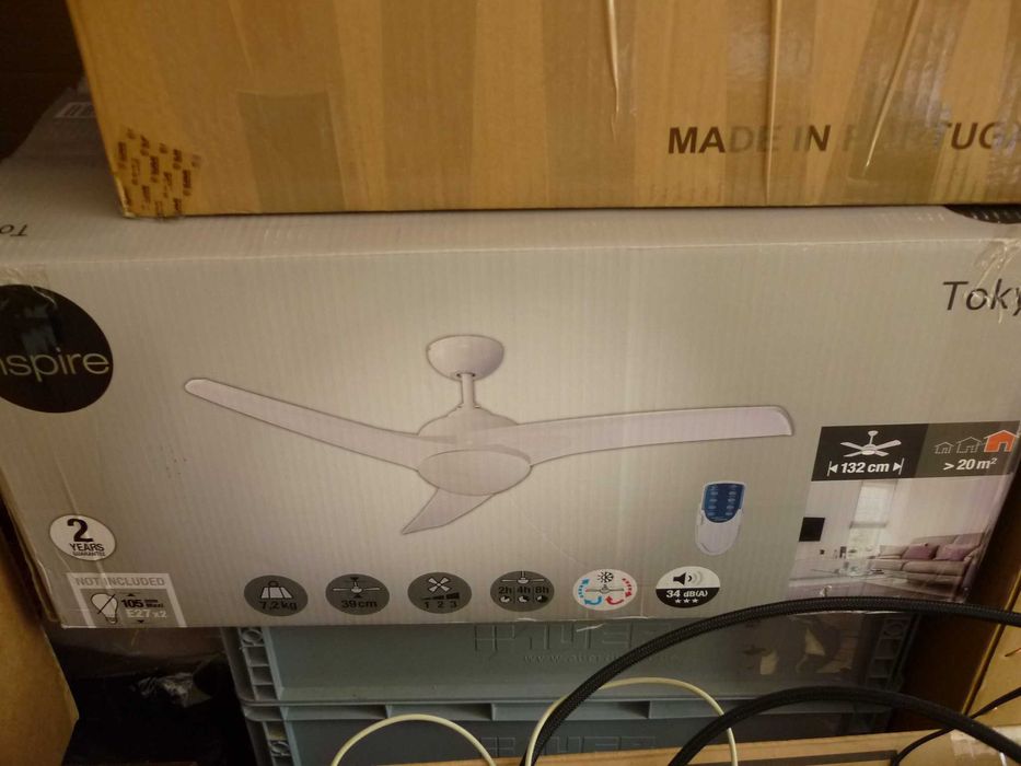 4 ventoinhas de teto novas