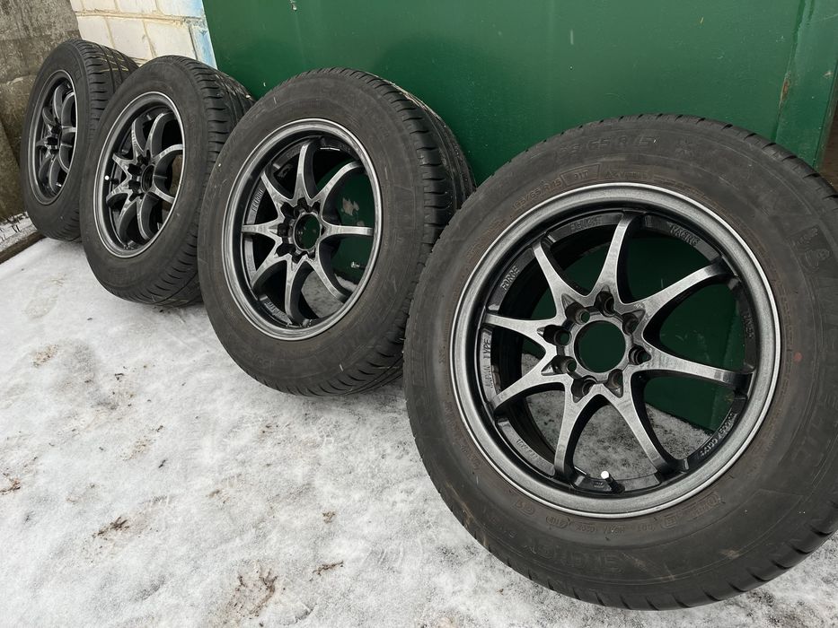 Диски japan r15 4х100 4х108 гума michelin 195/65/15