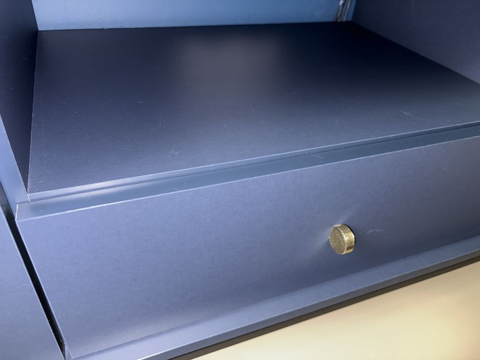 Nowoczesna szafka rtv Monako granat 154x59x39