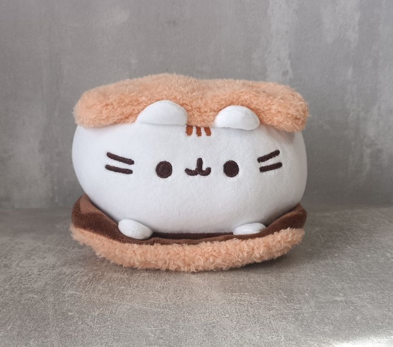 Пушин кет м’яка іграшка Пушин кіт Pusheen Cat (сендвіч, млинці, milk)