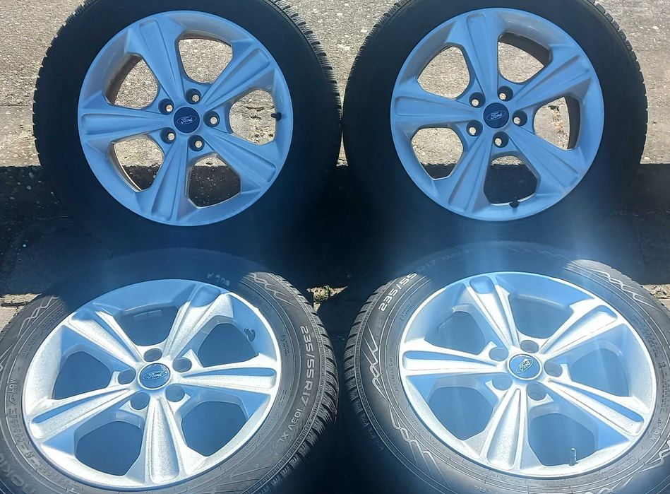 4 org. alufelgi FORD , pasują też do Volvo , 17 cali , 5x108,  super!