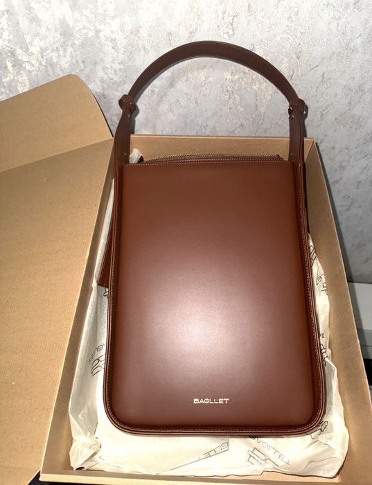 Bagllet сумка, BG137, колір коричневий, шкіряна