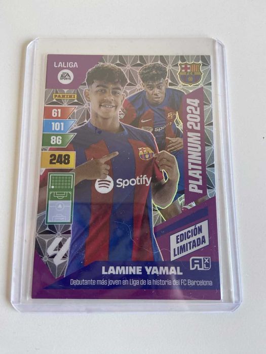 Lamine Yamal limited 2023-24 CHROME ADRENALYN XL PANINI