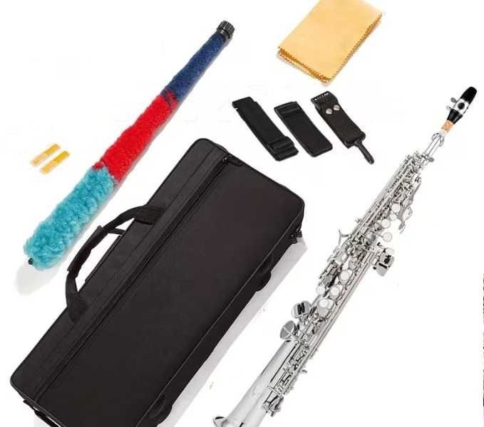 Saxofone Soprano Prateado