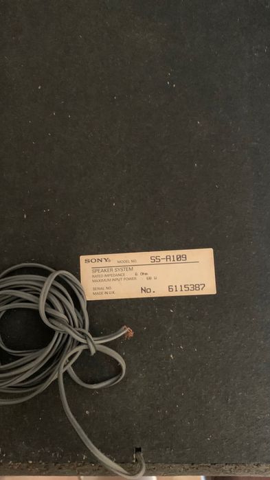 colunas de aparelhagem de som -Sony