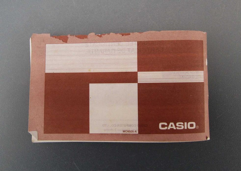 1990 Manual do Utilizador do Relógio CASIO AQX-11 Modulo 1358 - JAPAN