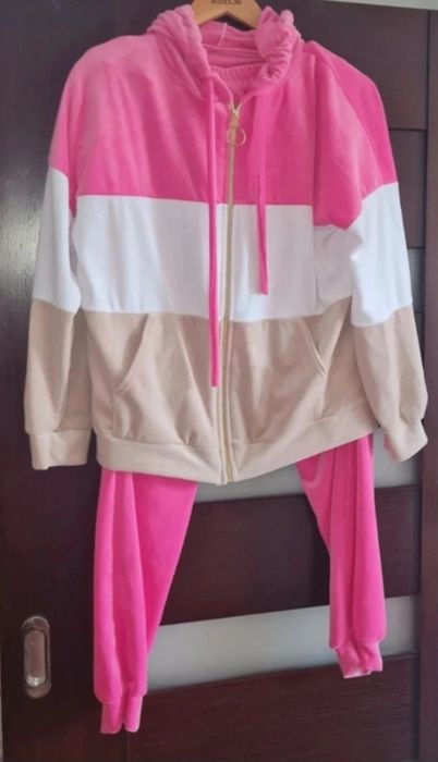 Dres welurowy wiosenne kolory