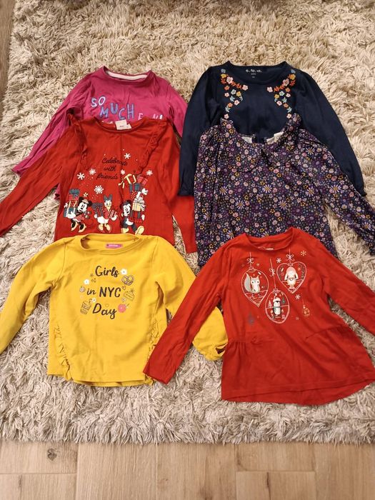 Paka ubrań dla dziewczynki rozmiar 110