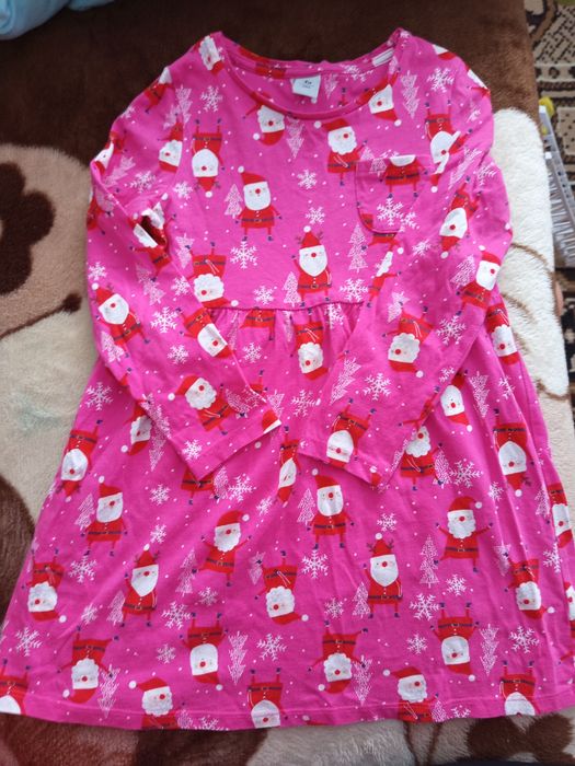 Платтячко з Сантами, новорічне