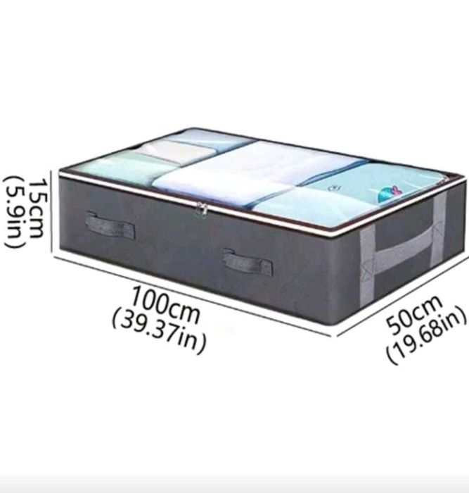 Torba Organizer Na Ubrania Pościel Do Przechowywania Pod Łóżko 100x50