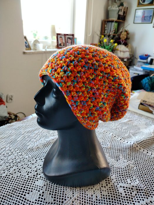 Szydełkowa czapka beanie
