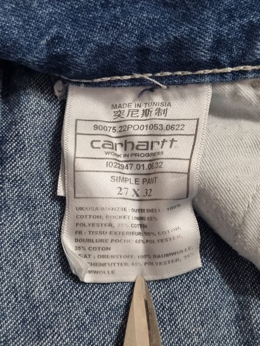 Джинсы штаны Carhartt Simple Pant (W27 L32)