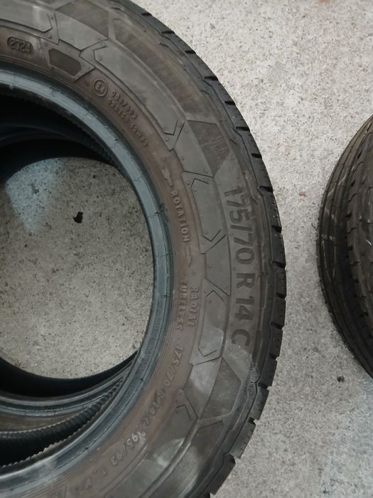 2 Pneus 175/70R14 C Continental como Novos
