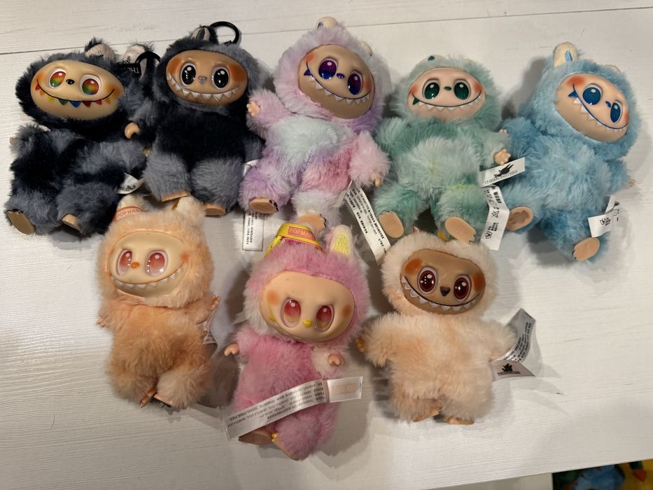 Pluszak maskotka labubu 8 sztuk