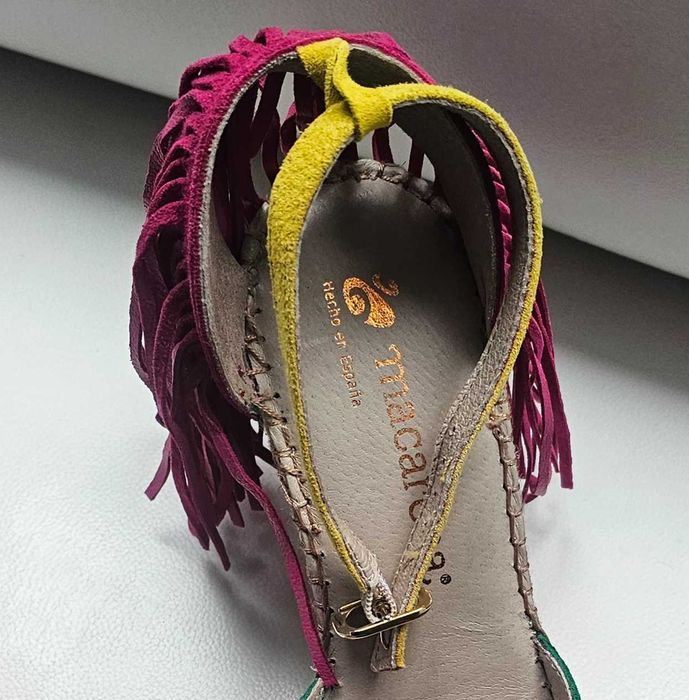 MACARENA Cudne espadryle roz 41