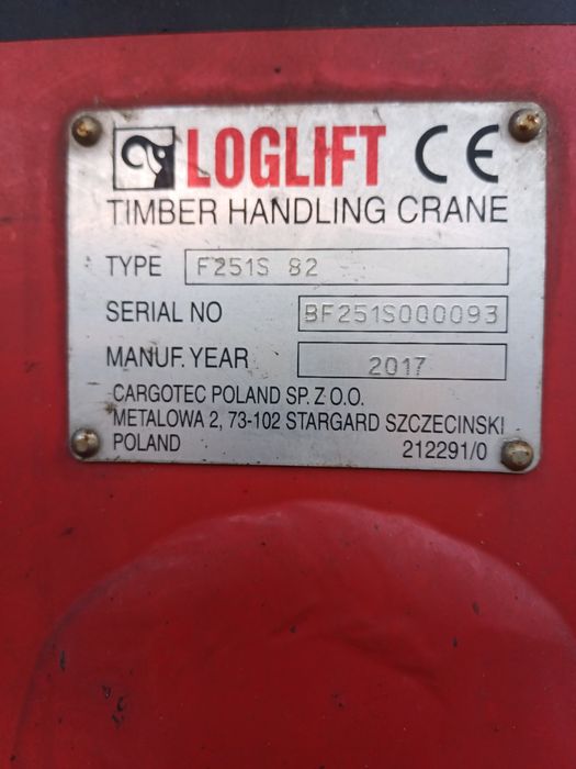Loglift 251 hds zuraw do drewna dłużycy epsilon kesla