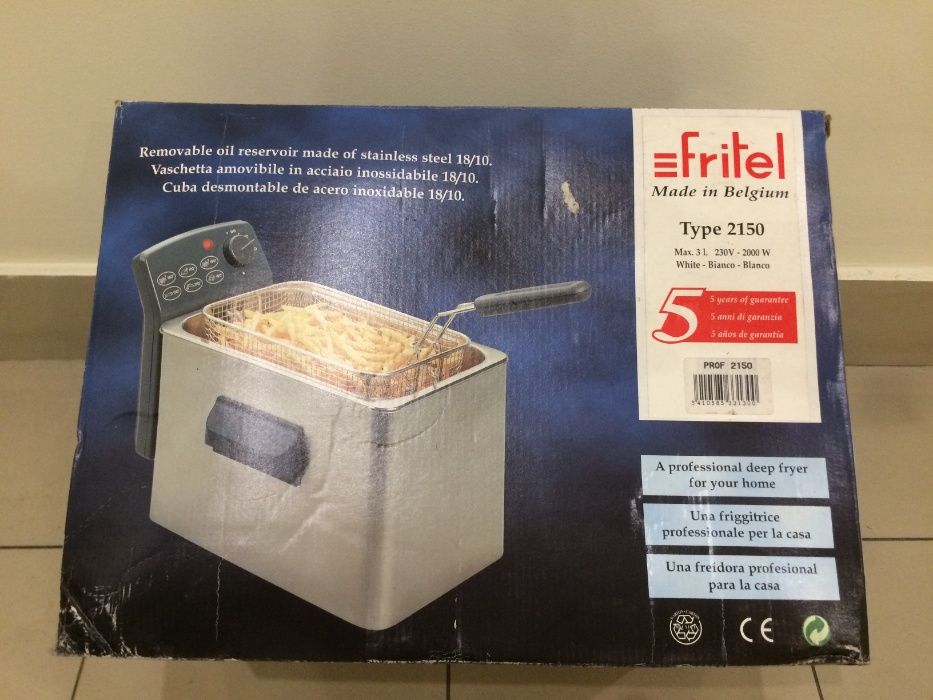Fritadeira electrica Fritel de 3 litros, nunca foi usada