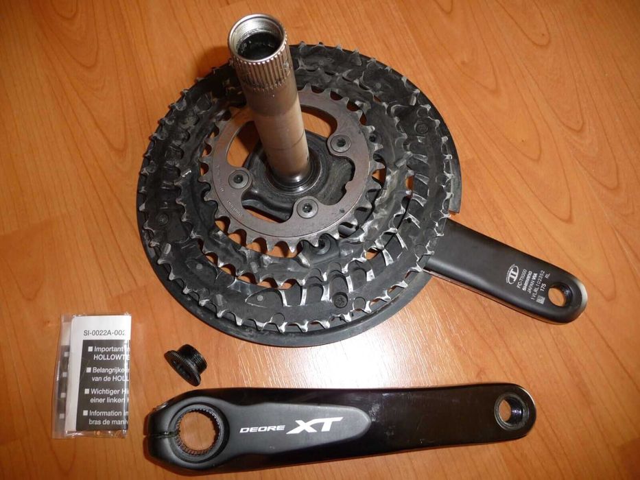 Шатуны Shimano FC-T8000 Deore XT 3x10s 3 48-36-26T 175 мм как