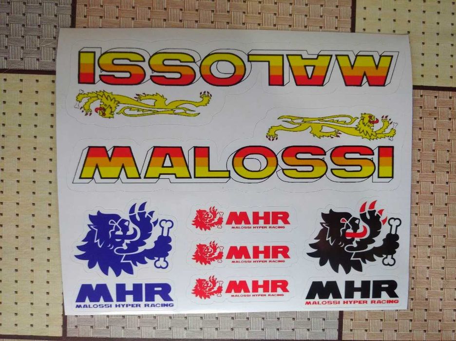 Malossi MHR стикер пак наклейки ВИРІЗАНІ