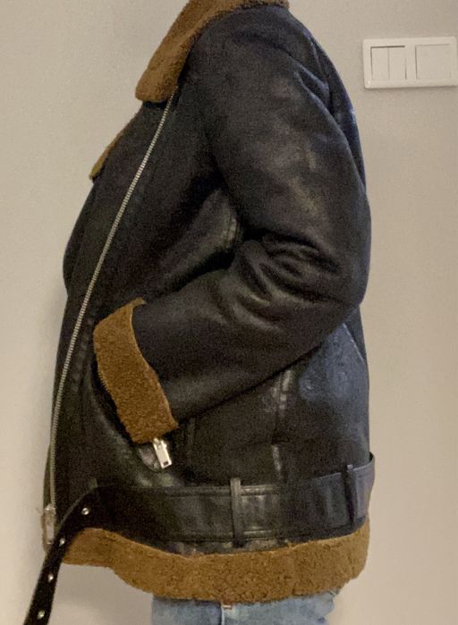 Kurtka ramoneska kożuszek Zara