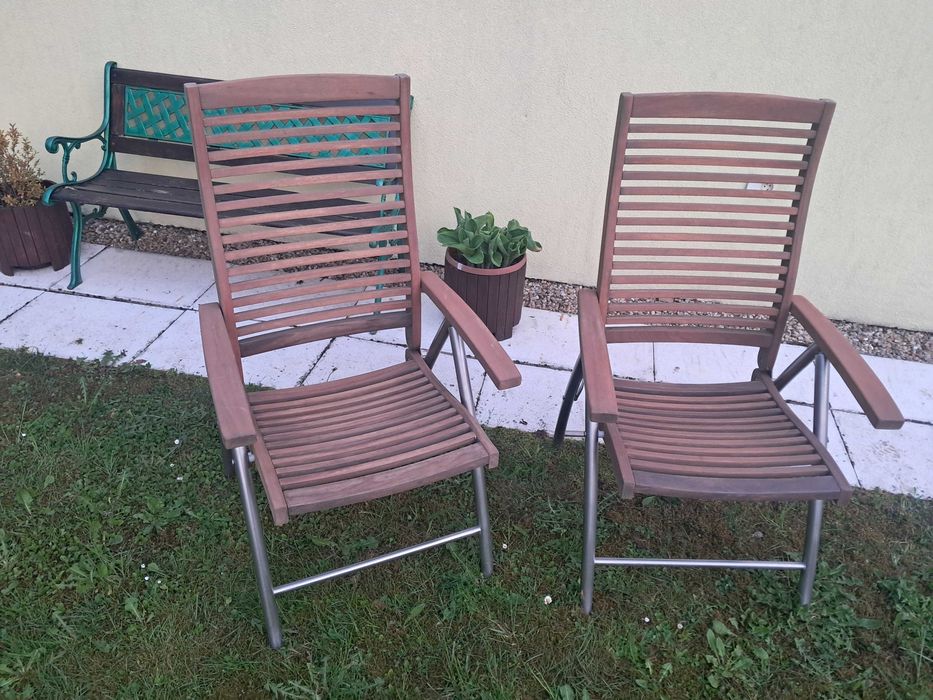 Ekskluzywne fotele do ogrodu na taras składane
