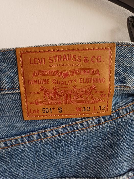 Джинсы зауженные LEVIS  501 S  PREMIUM оригинал W32 L32