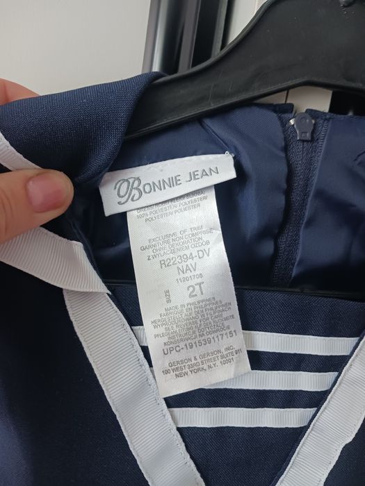Sukienka galowa marynistyczny styl rozm. 92