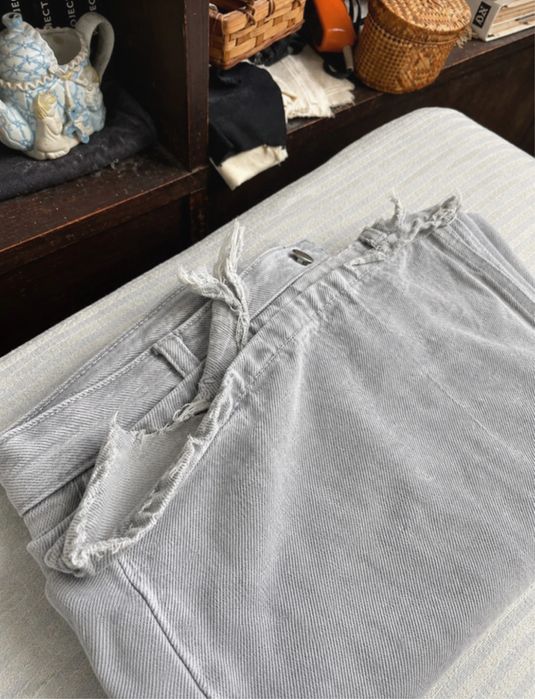 Calças de ganga Bershka cinzentas – Tamanho 34