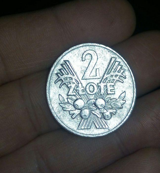 Moneta 2 zł 1958 r. JAGODY PRL