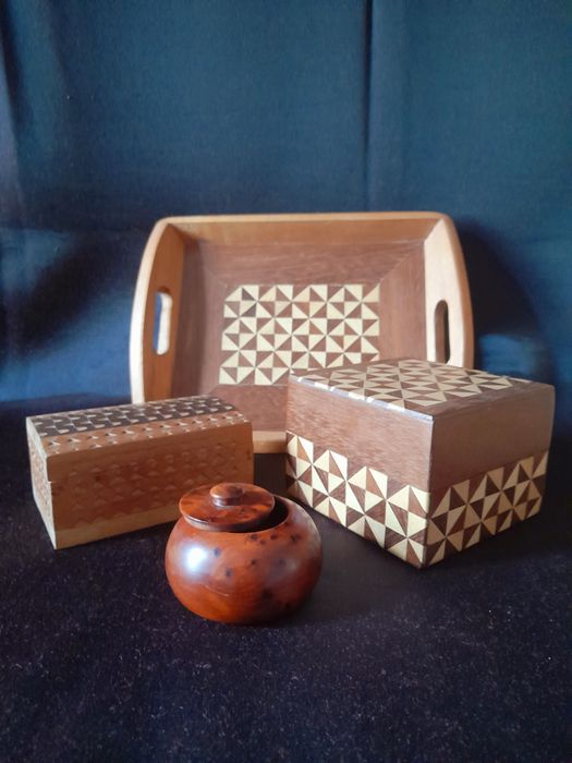 Conjunto Caixas de madeira