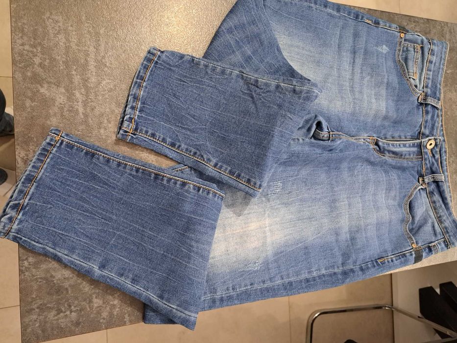 Spodnie jeans niebieskie rozm L/ 44