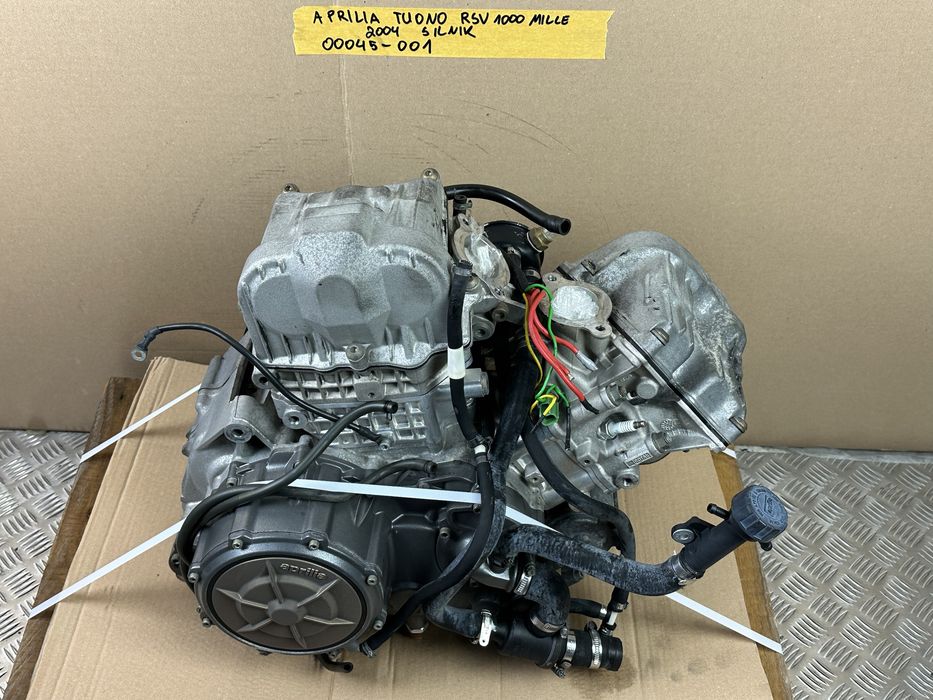 Aprilia TUONO RSV 1000 MILLE 2004 Silnik Motor Kompletny ROTAX V990RP