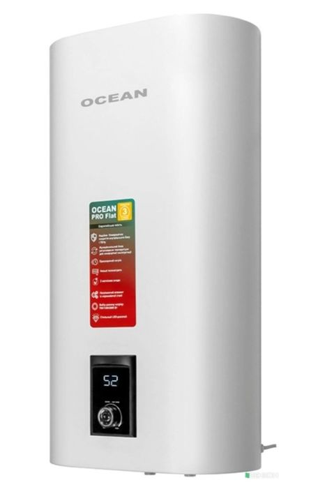 Плоские бойлера OCEAN.  30 - 50-80-100 л  Монтаж отдельно по договору.