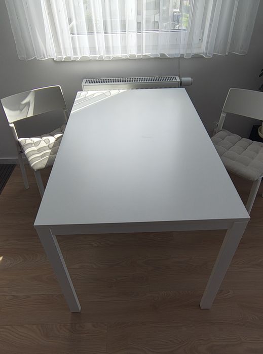 Nowy stół biały rozkładany Vihals z Ikea