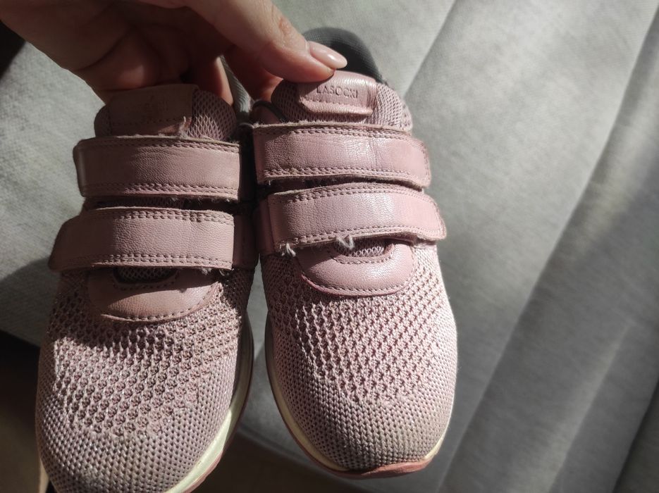 Lasocki półbuty adidasy skórzana wkładka różowe trampki