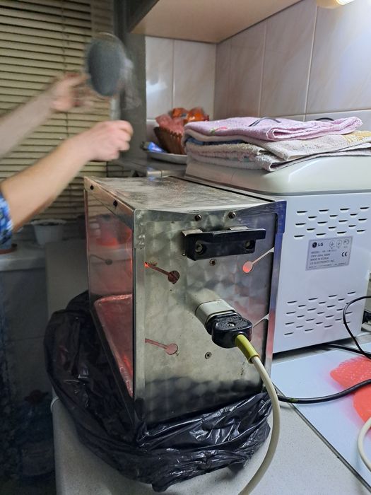 Шашлычница в робочому стані