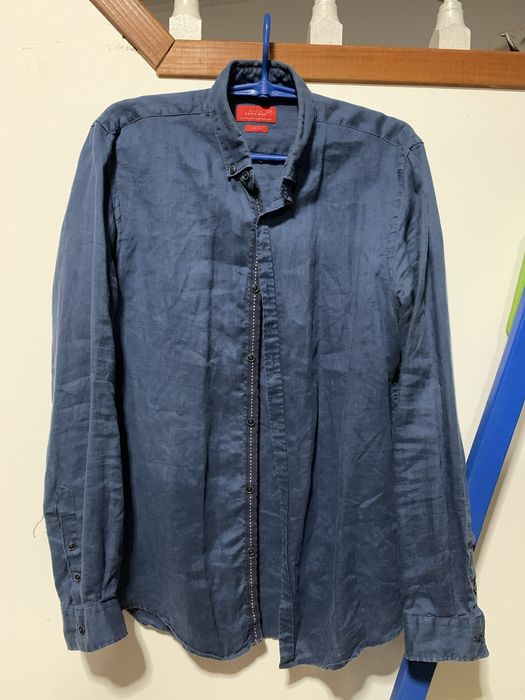 Рубашка 100% лону ZARA MEN