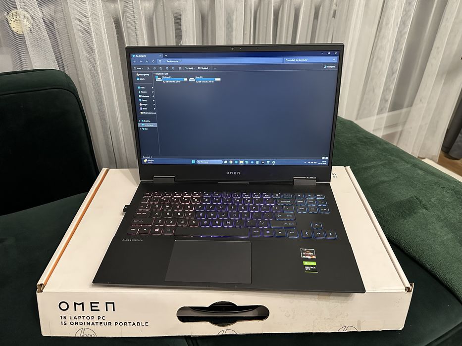 Laptop gamingowy HP Omen 15’ 1650ti