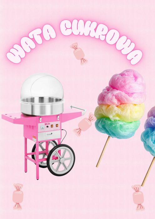 Wata cukrowa/ Popcorn/Stich