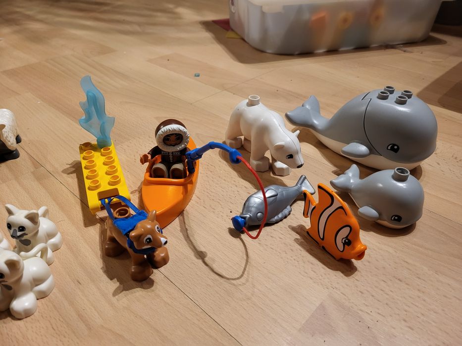 Wielki zestaw klocków duplo