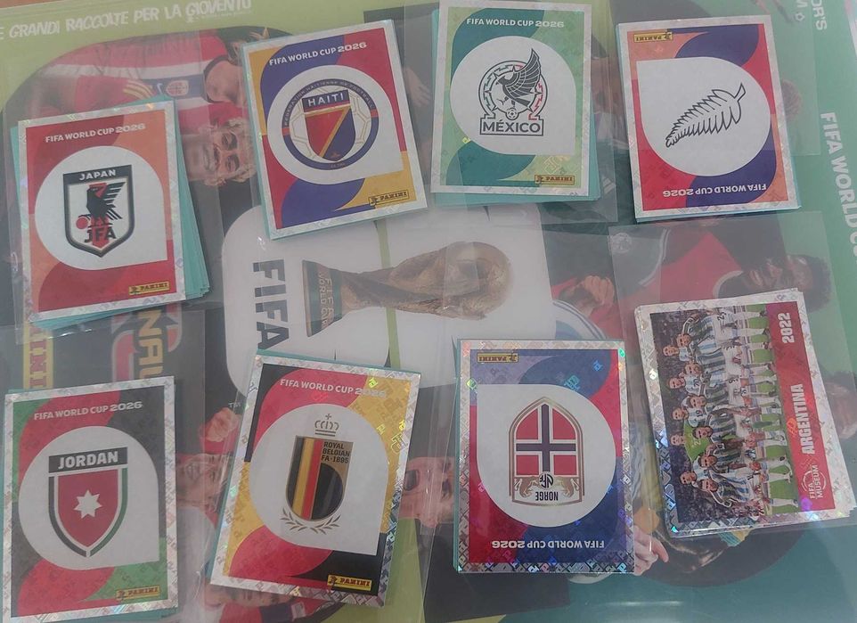Cromos Panini Mundial 2026 - Muito Stock - Complete as suas falhas