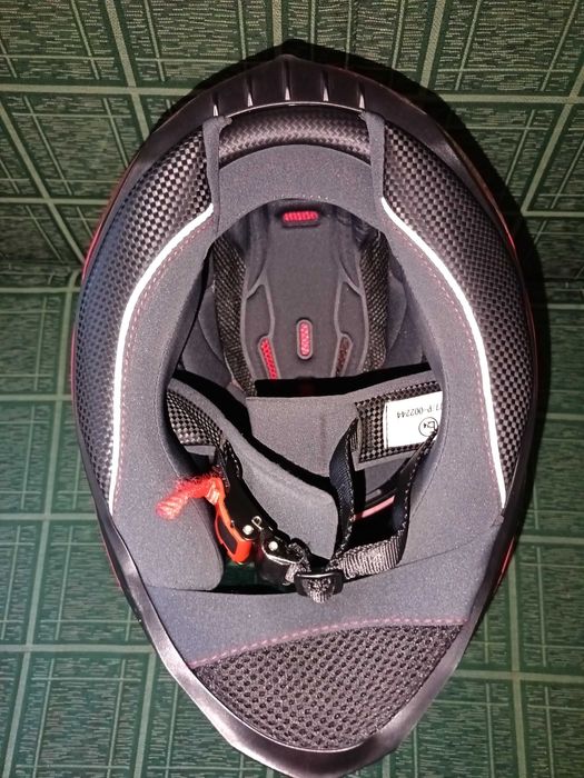 Capacete Moto Integral Gari Vermelho Tam L